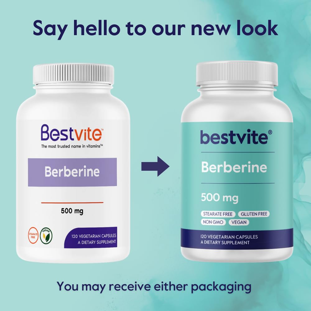Foto 5 pulgar | Suplemento Bestvite Berberine 500 Mg 120 Cápsulas Veganas - Venta Internacional.
