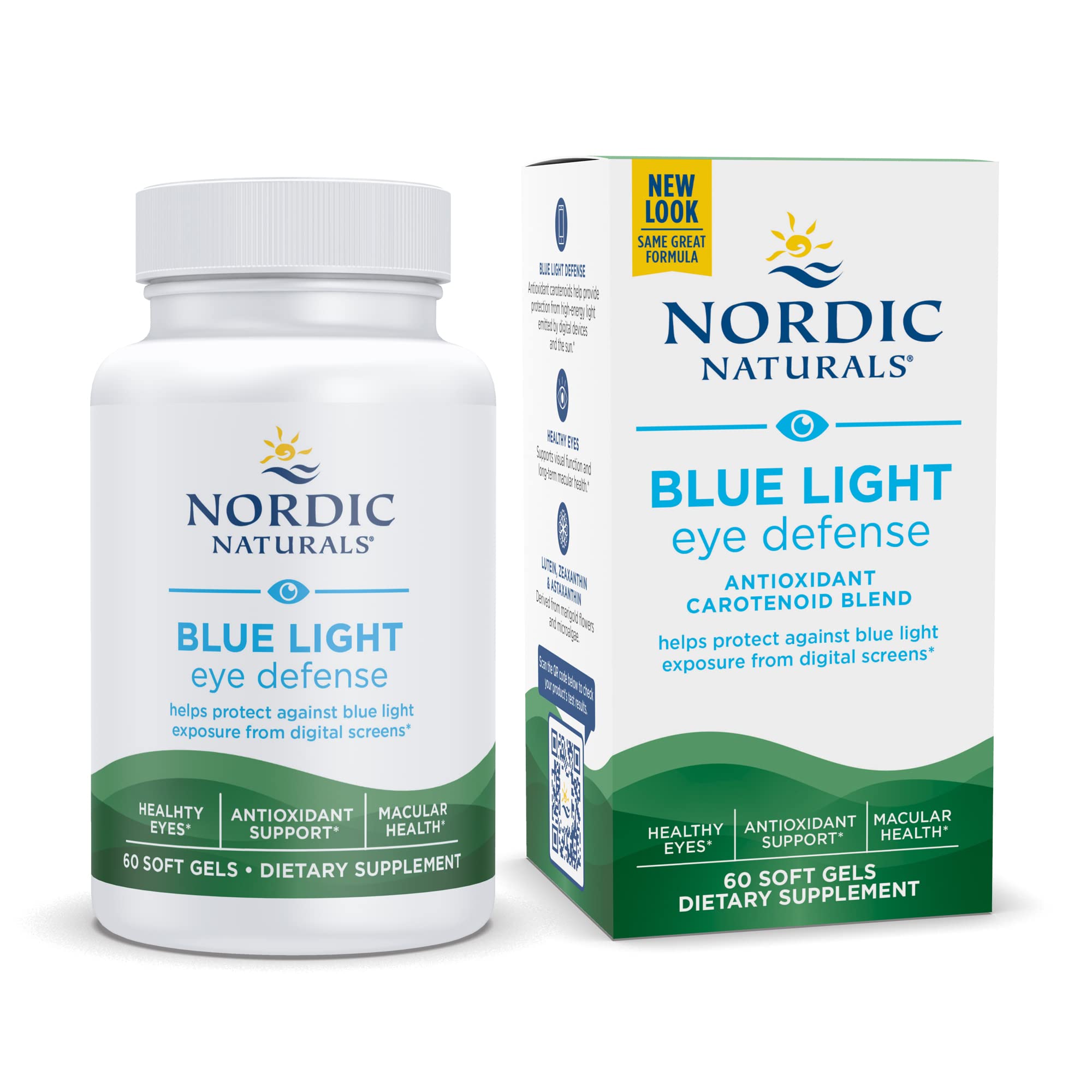 Foto 2 pulgar | Suplemento Nordic Naturals Blue Light Defense 60 Cápsulas Blandas - Venta Internacional.