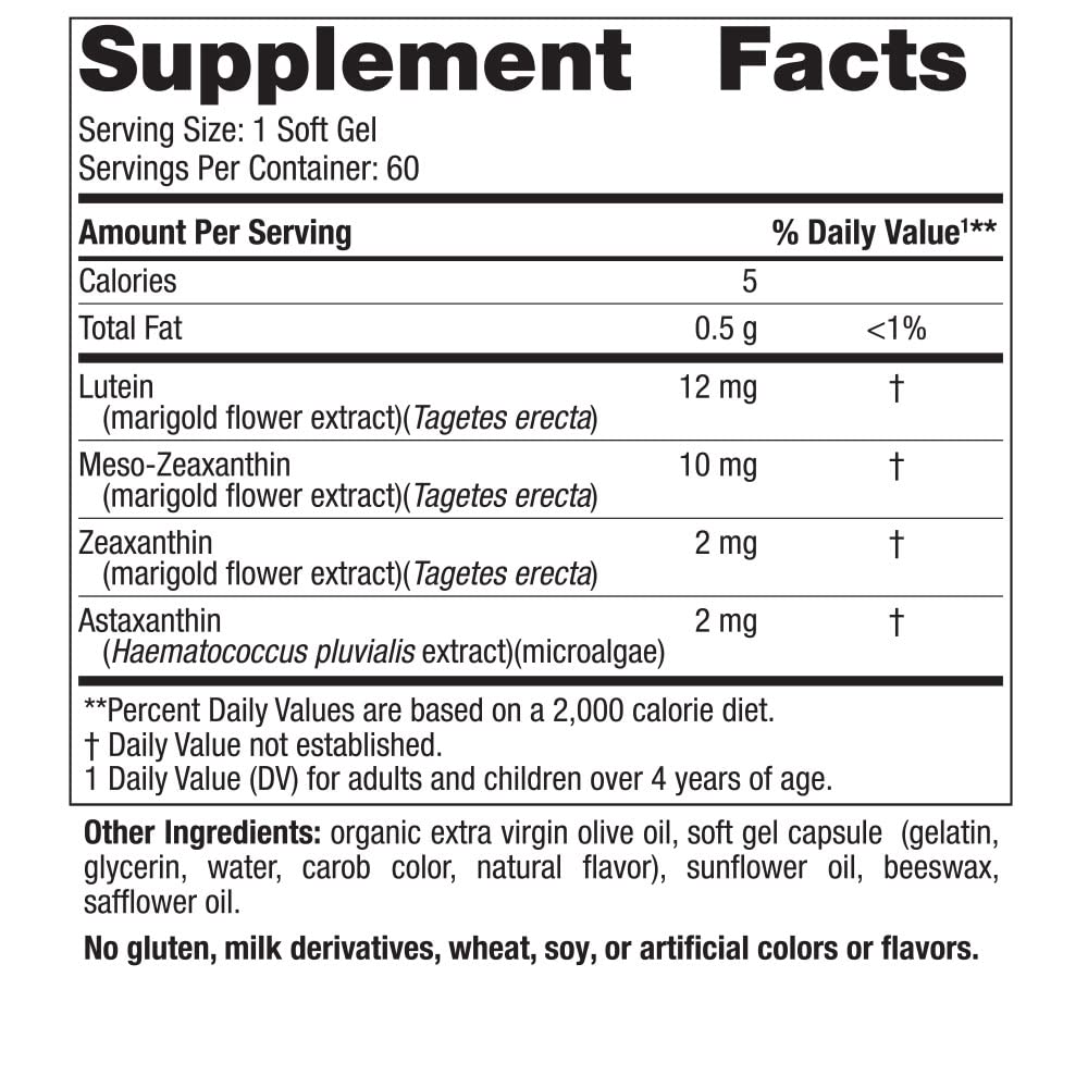 Foto 3 pulgar | Suplemento Nordic Naturals Blue Light Defense 60 Cápsulas Blandas - Venta Internacional.