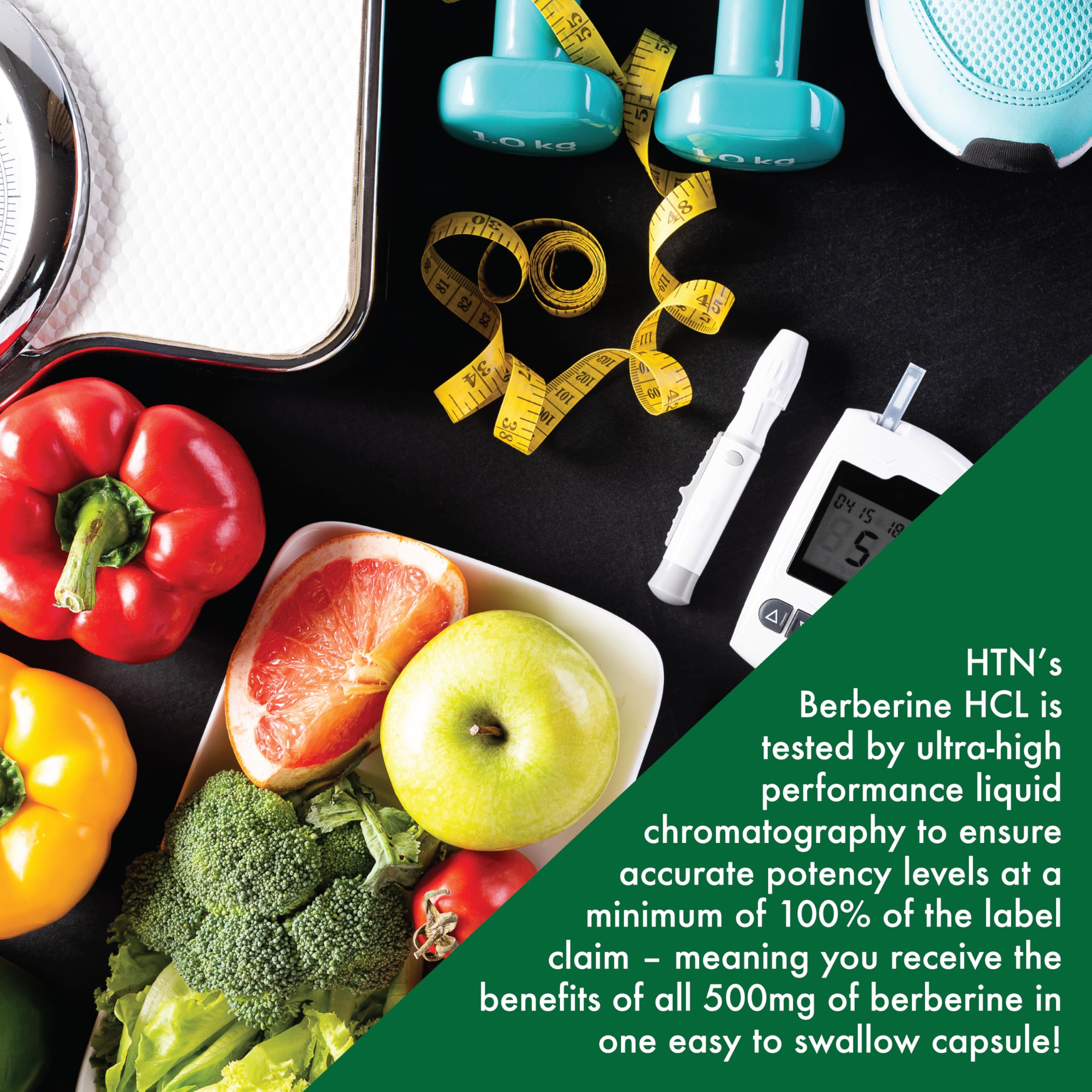 Foto 6 | Suplemento Health Thru Nutrition Berberina Hcl 500 Mg 60 Porciones - Venta Internacional.