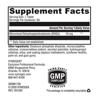 Foto 7 | Suplemento Xymogen Dhea 10 Mg Micronizado 60 Comprimidos - Venta Internacional.