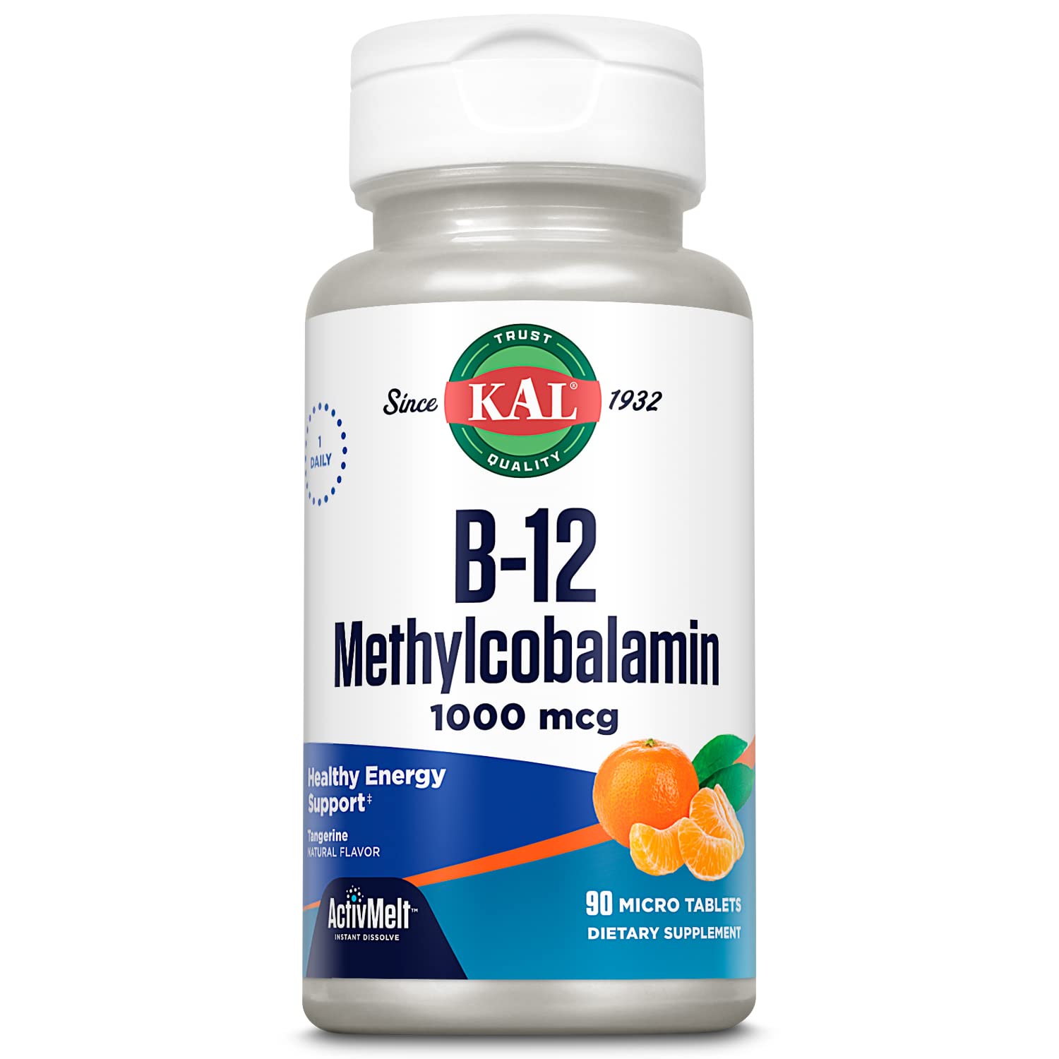 Foto 1 | Suplemento Kal De Vitamina B12, Metilcobalamina, 1000 Mcg, 90 Tabletas - Venta Internacional.