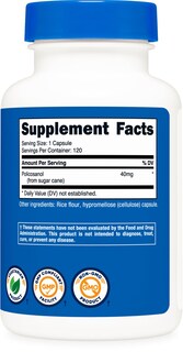 Foto 5 | Suplemento Nutricost Policosanol 40 Mg 120 Cápsulas - Venta Internacional.