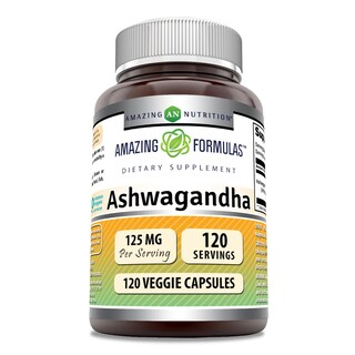 Foto 1 | Suplemento Amazing Formulas: Extracto De Ashwagandha, 125 Mg - Venta Internacional.