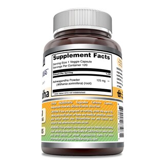Foto 3 | Suplemento Amazing Formulas: Extracto De Ashwagandha, 125 Mg - Venta Internacional.