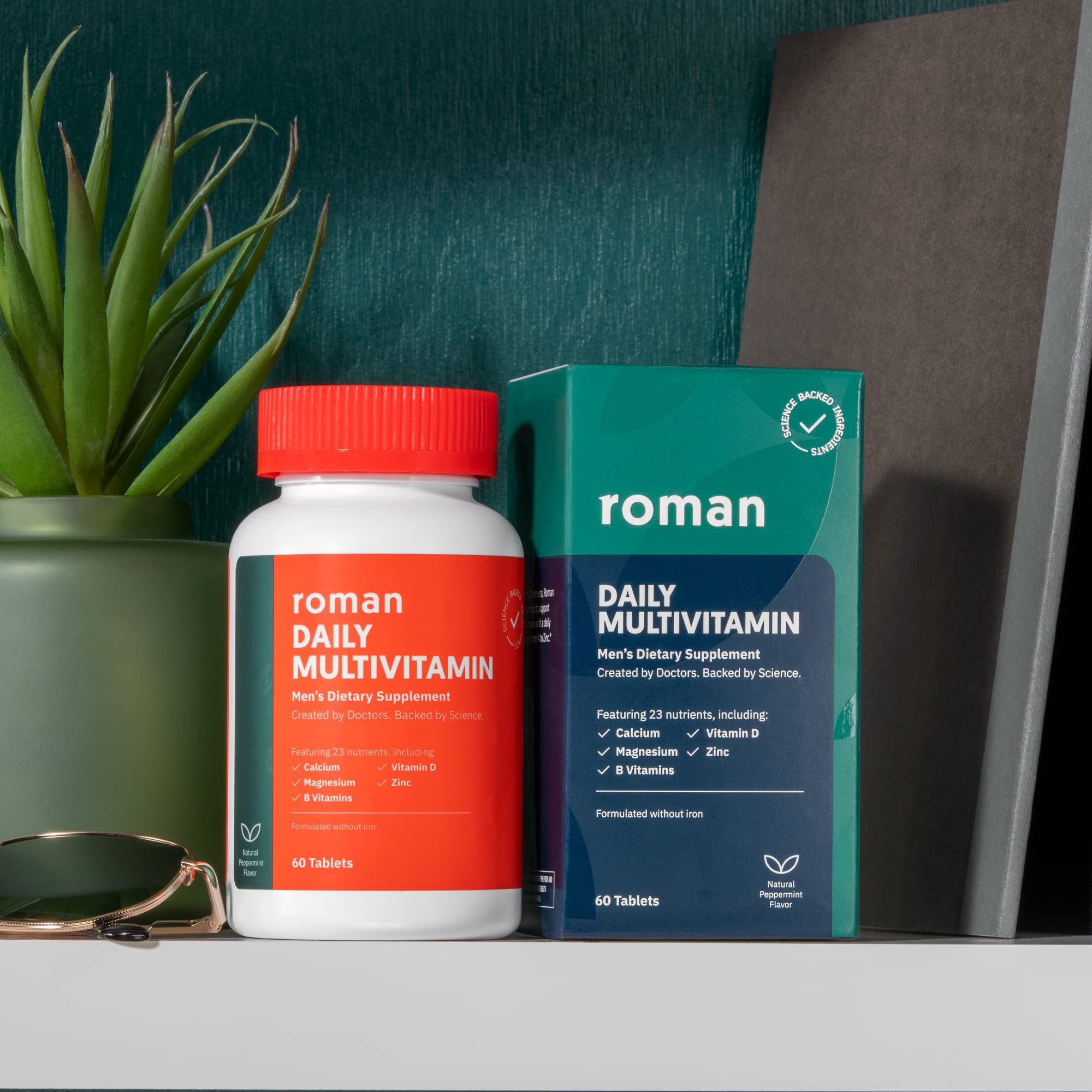 Foto 7 pulgar | El Multivitamínico Roman Daily Para Hombres Apoya La Salud Durante 30 Días Y 60 Comprimidos - Venta Internacional.