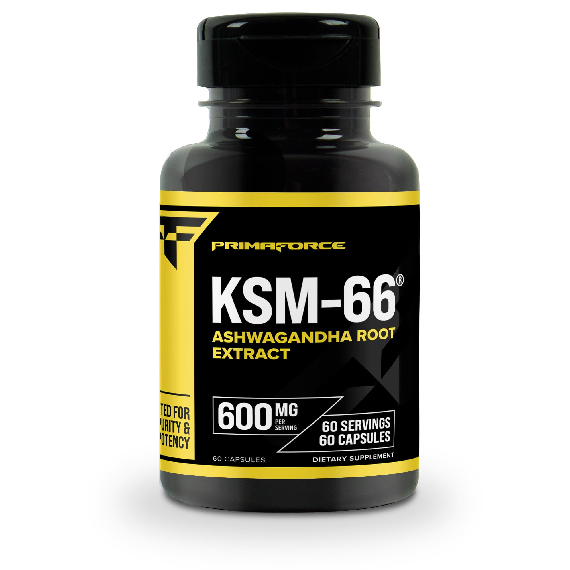 Foto 2 pulgar | Suplemento De Extracto De Raíz De Ashwagandha Primaforce Ksm-66 600 Mg - Venta Internacional.