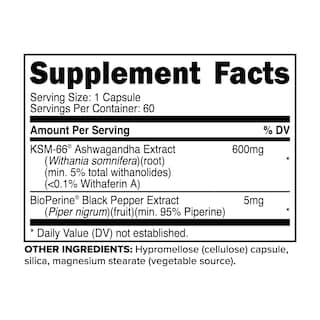 Foto 2 | Suplemento De Extracto De Raíz De Ashwagandha Primaforce Ksm-66 600 Mg - Venta Internacional.