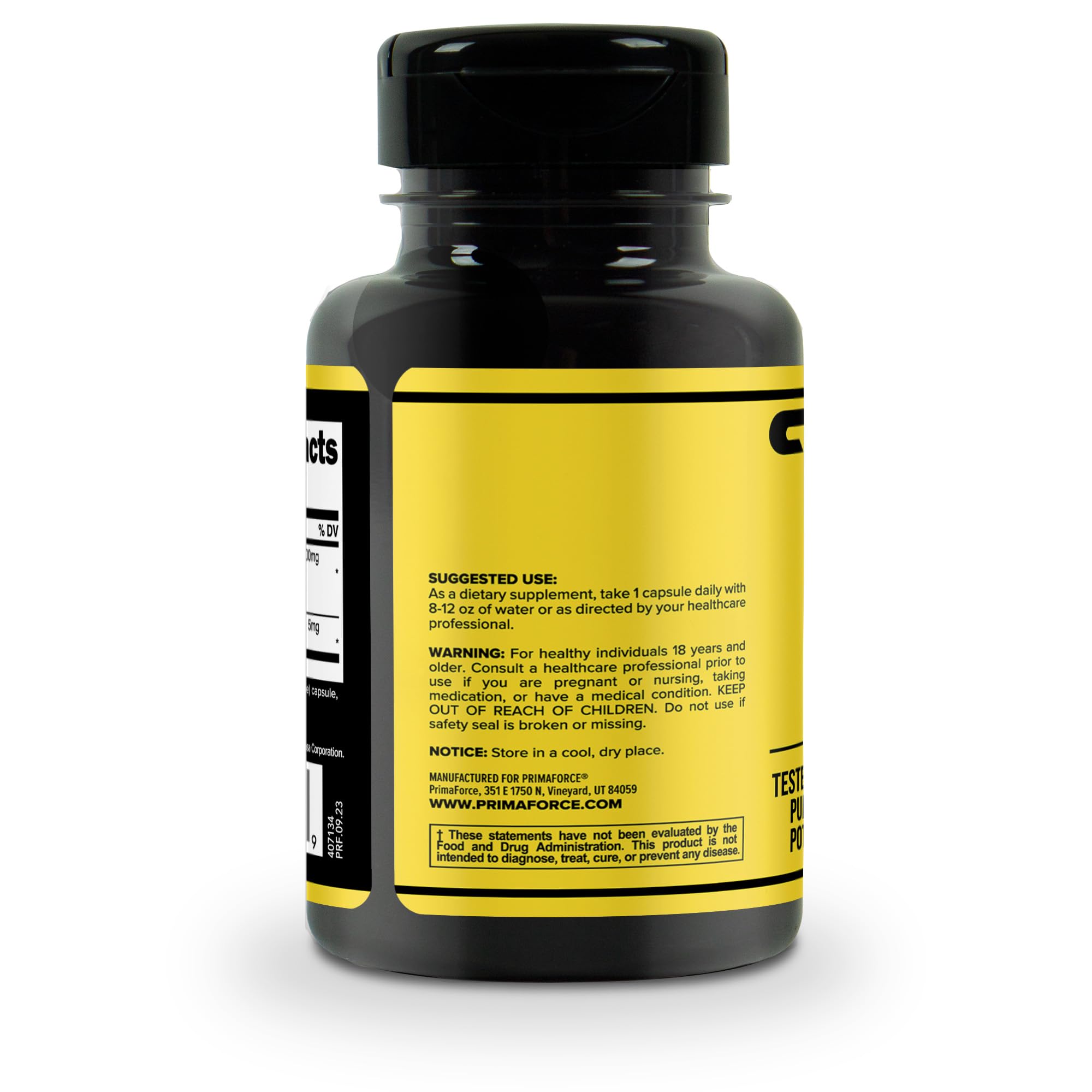 Foto 4 pulgar | Suplemento De Extracto De Raíz De Ashwagandha Primaforce Ksm-66 600 Mg - Venta Internacional.