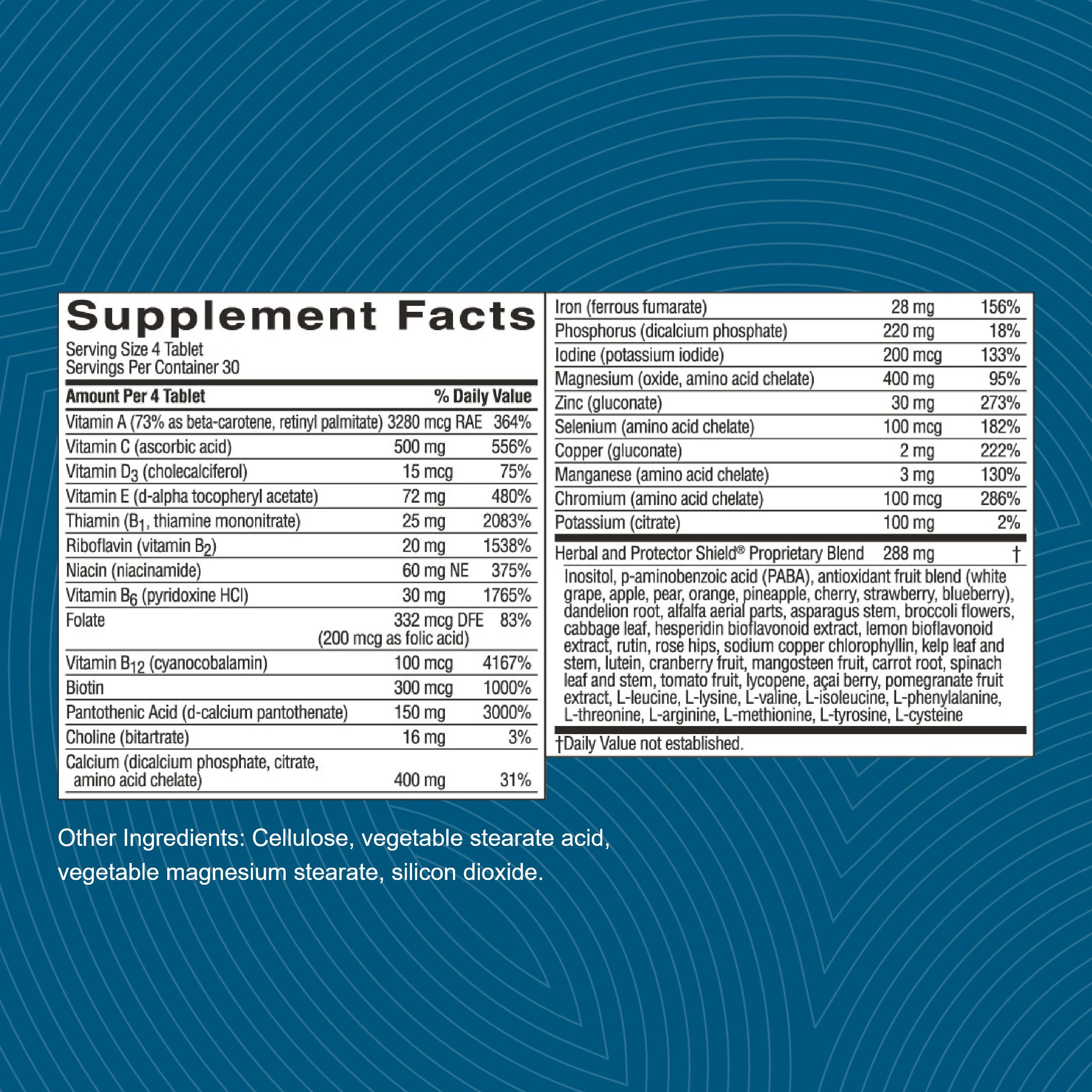 Foto 4 pulgar | Suplemento Nature's Sunshine Super Supplemental 120 Comprimidos - Venta Internacional.