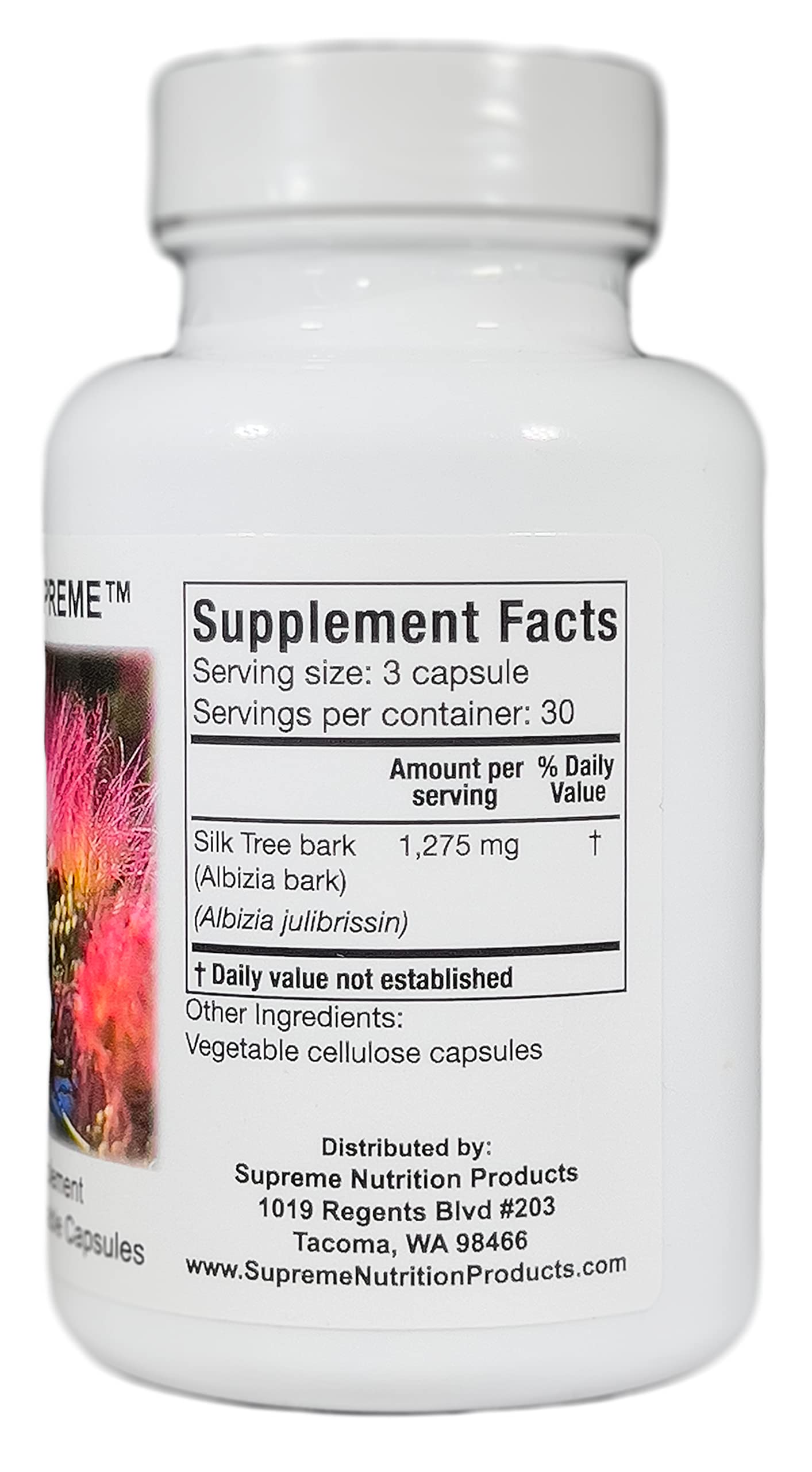 Foto 3 pulgar | Supreme Nutrition Albizia Supreme 90 Cápsulas Vegetarianas - Venta Internacional.