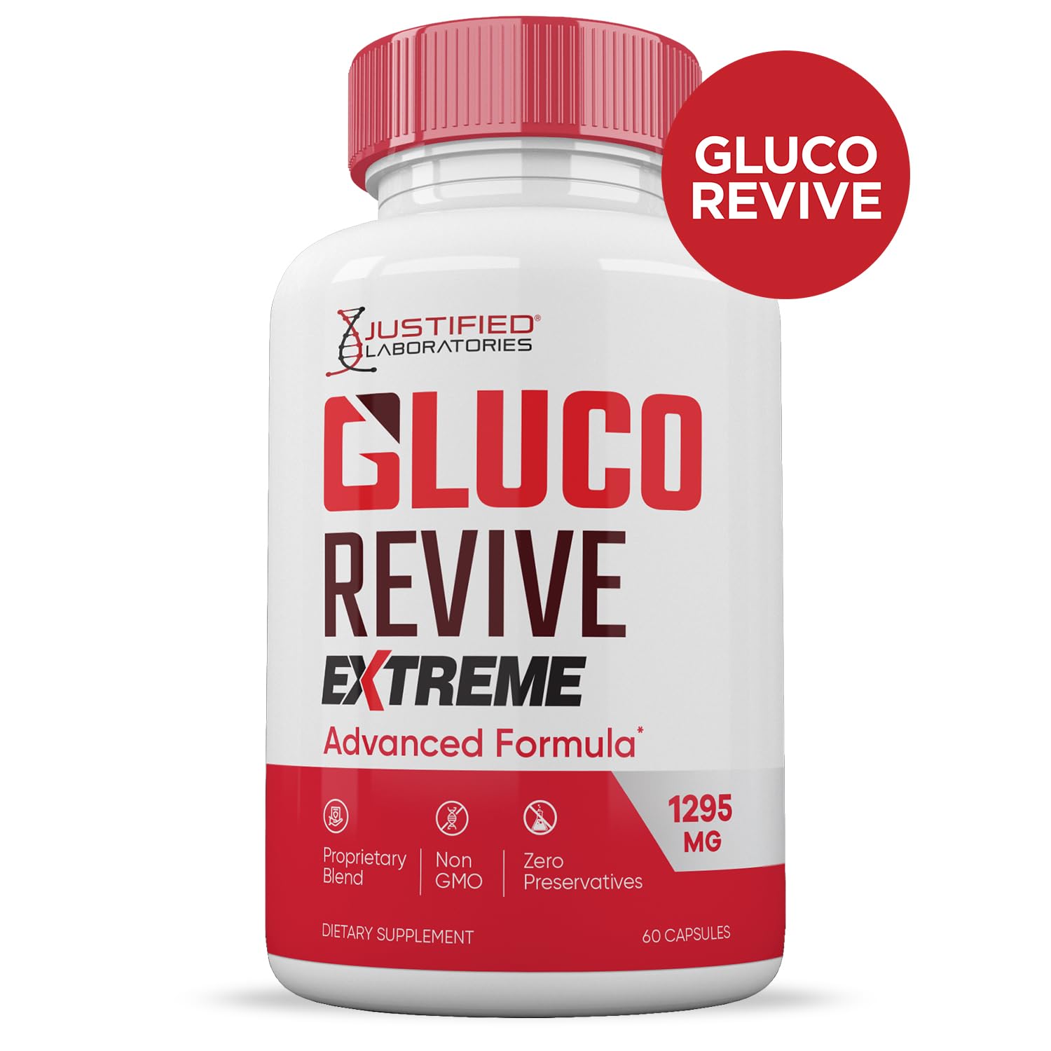 Foto 4 pulgar | Suplemento Gluco Revive Extreme 1295 Mg De Justified Laboratories - Venta Internacional.