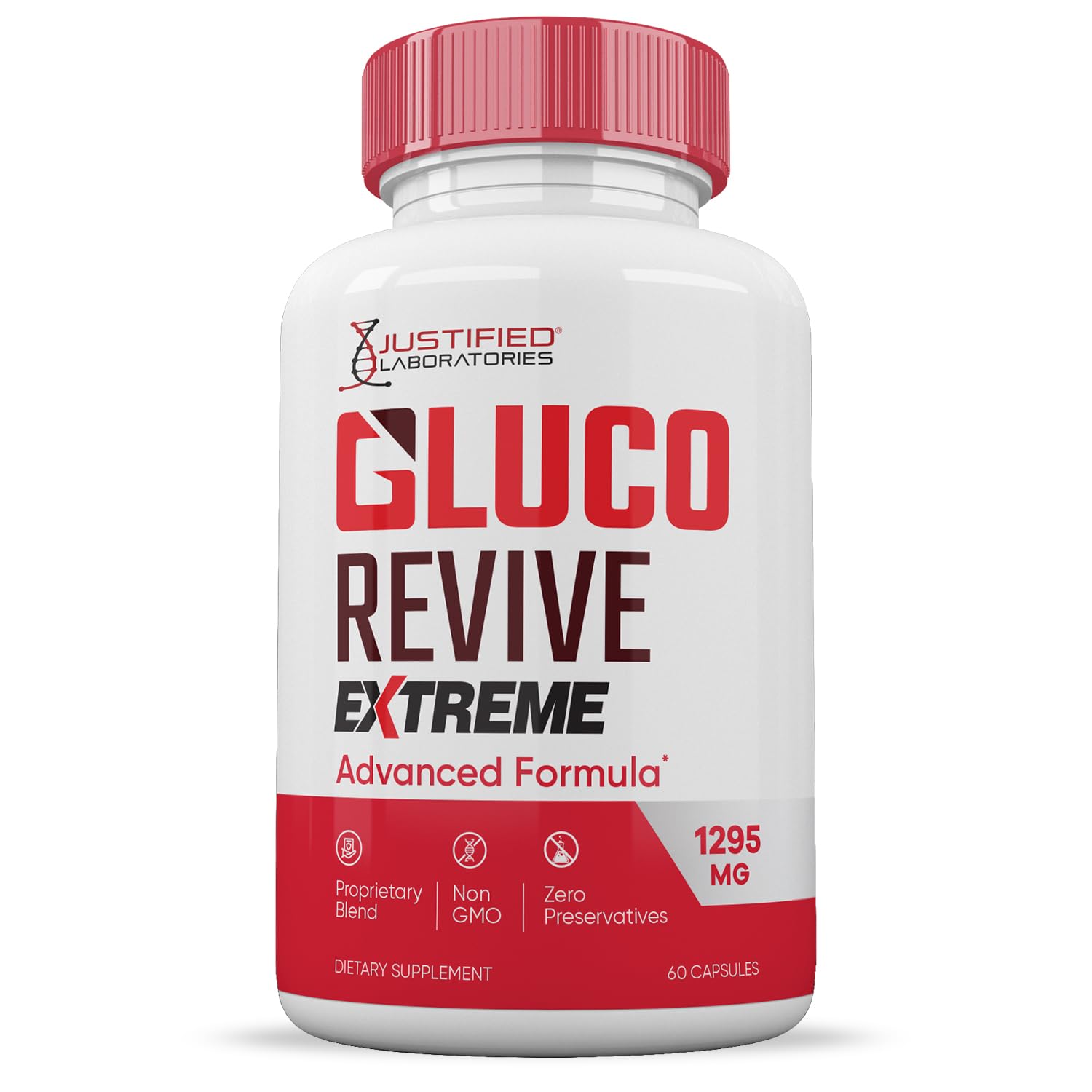 Foto 5 pulgar | Suplemento Gluco Revive Extreme 1295 Mg De Justified Laboratories - Venta Internacional.
