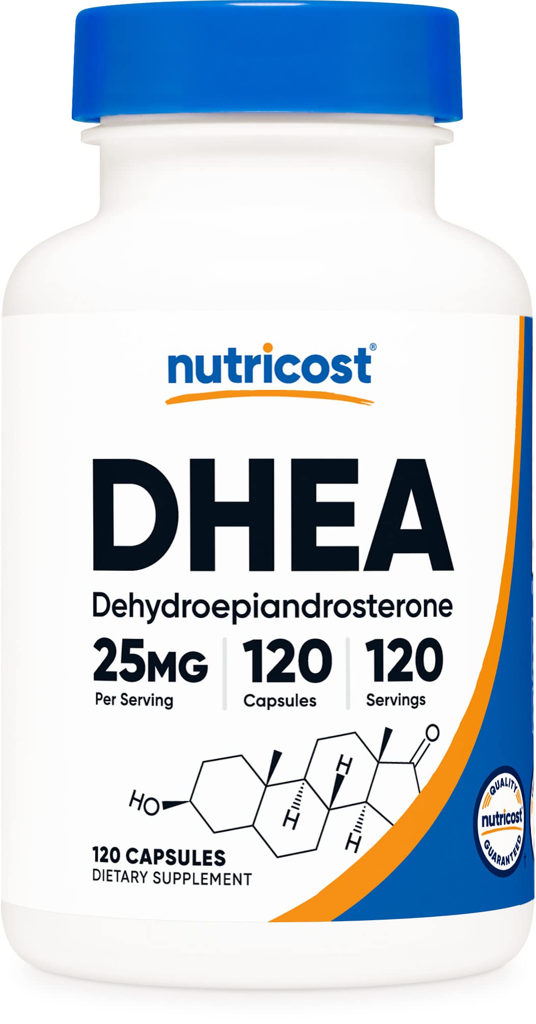 Foto 2 pulgar | Suplemento Nutricost Dhea 25 Mg 120 Cápsulas Sin Gluten - Venta Internacional.