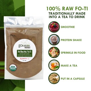 Foto 5 | Hierbas En Polvo Dimmak Herbs Fo Ti Root He Shou Wu, Bolsa De 112 G - Venta Internacional.