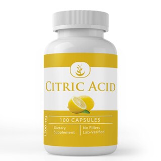 Foto 1 | Suplemento Dietético Pure Original Ingredients Ácido Cítrico 100 Cápsulas - Venta Internacional.