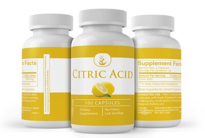 Foto 4 | Suplemento Dietético Pure Original Ingredients Ácido Cítrico 100 Cápsulas - Venta Internacional.