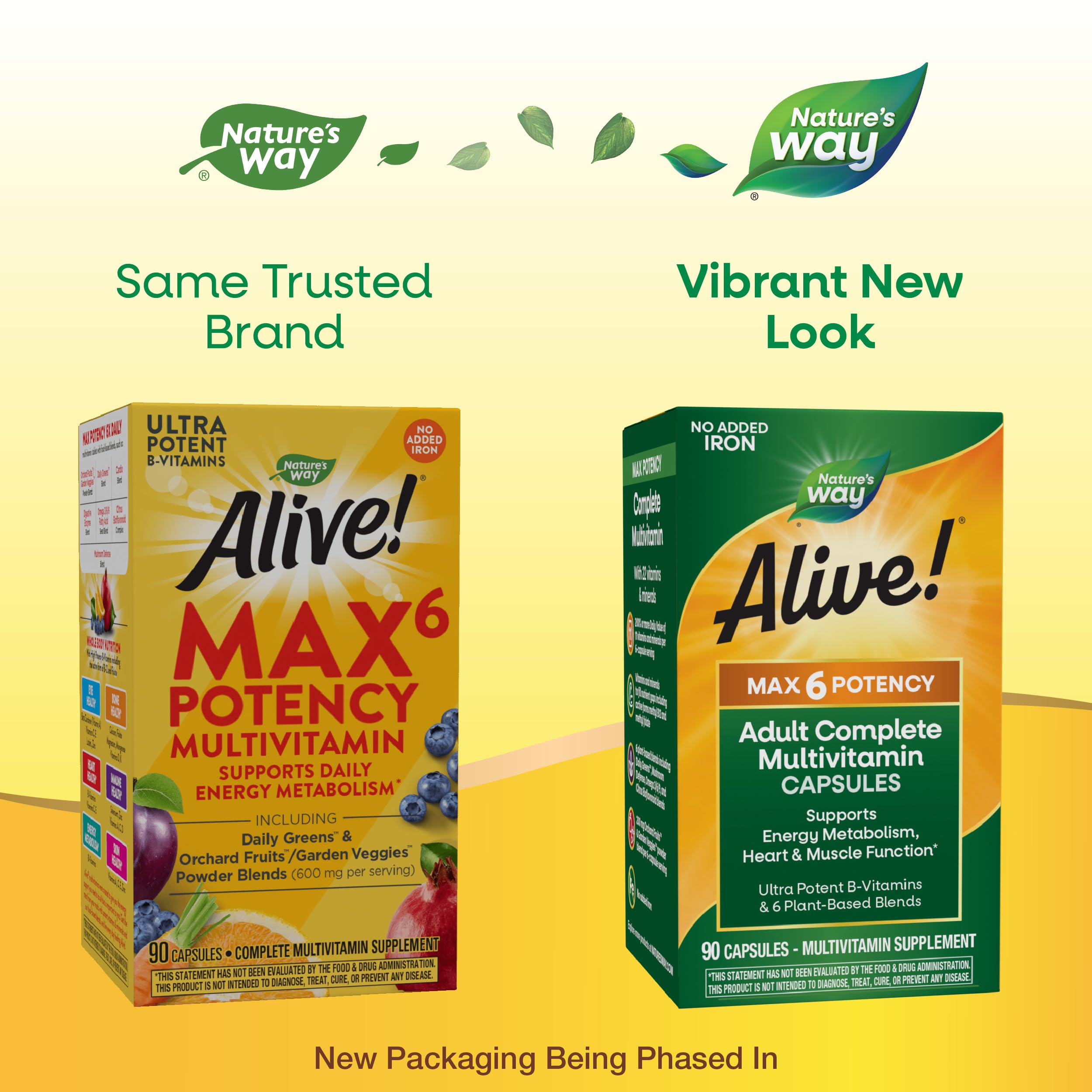 Foto 3 pulgar | ¡complementa Nature's Way Alive! Max6 Potency Para Adultos, 90 Cápsulas - Venta Internacional.