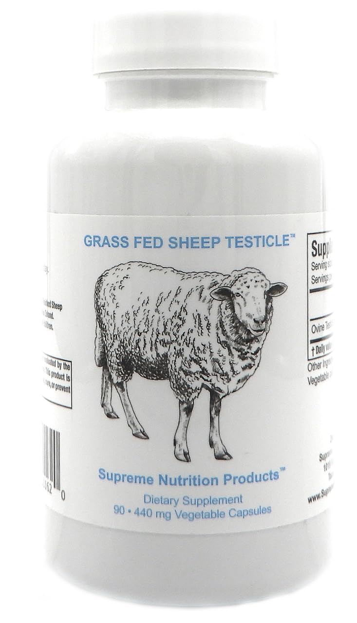 Foto 2 pulgar | Testículo De Oveja Supreme Nutrition 90 Cápsulas 100% Alimentadas Con Pasto - Venta Internacional.