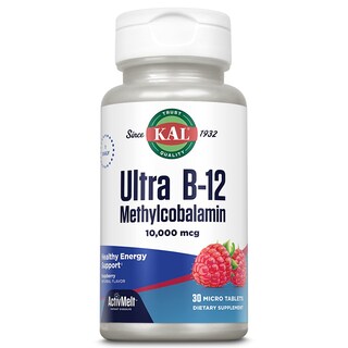 Foto 1 | Suplemento Kal Ultra B12 De Metilcobalamina 10,000 Mcg 30 Tabletas - Venta Internacional.