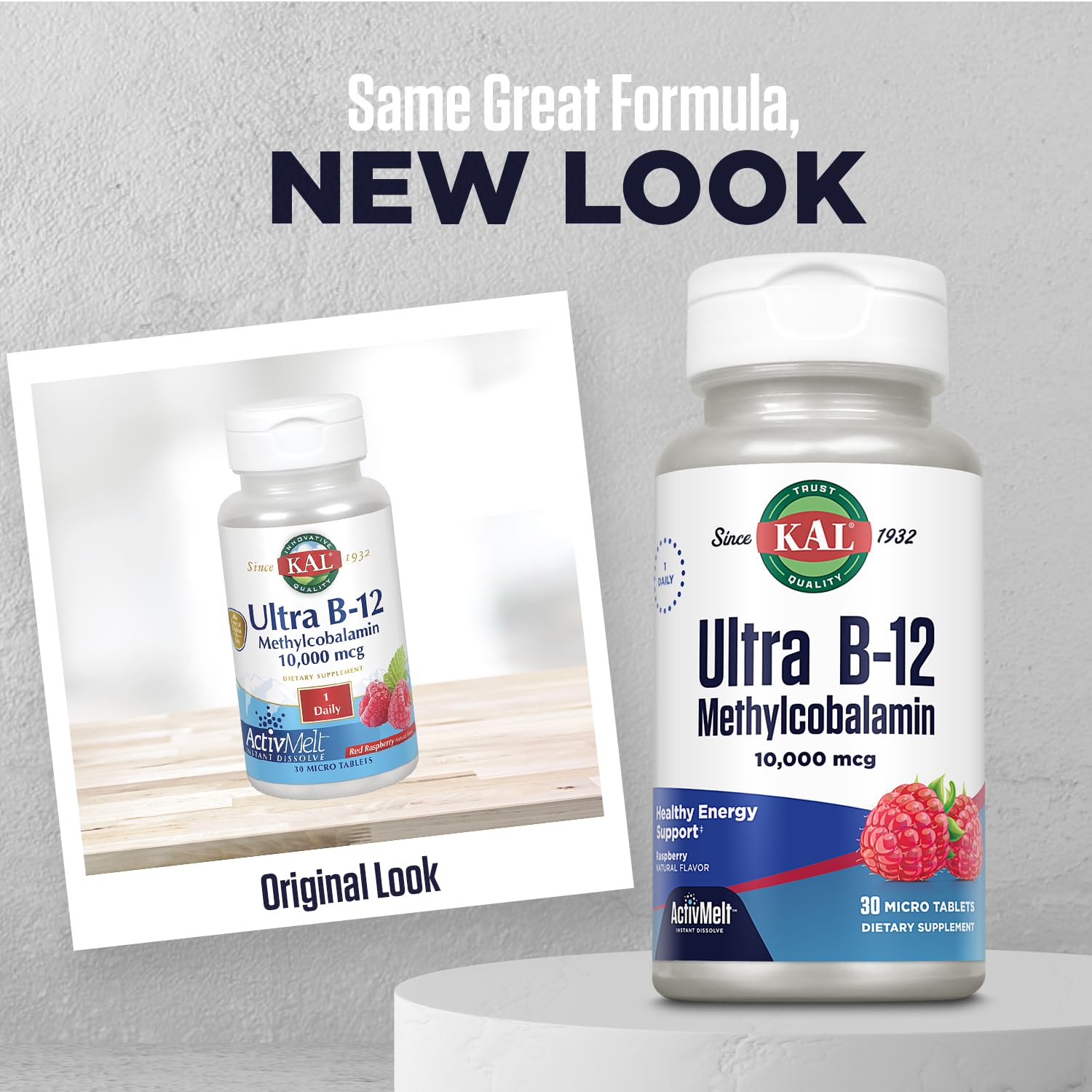 Foto 2 | Suplemento Kal Ultra B12 De Metilcobalamina 10,000 Mcg 30 Tabletas - Venta Internacional.