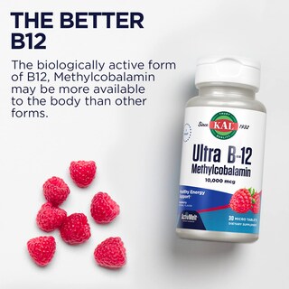 Foto 6 | Suplemento Kal Ultra B12 De Metilcobalamina 10,000 Mcg 30 Tabletas - Venta Internacional.