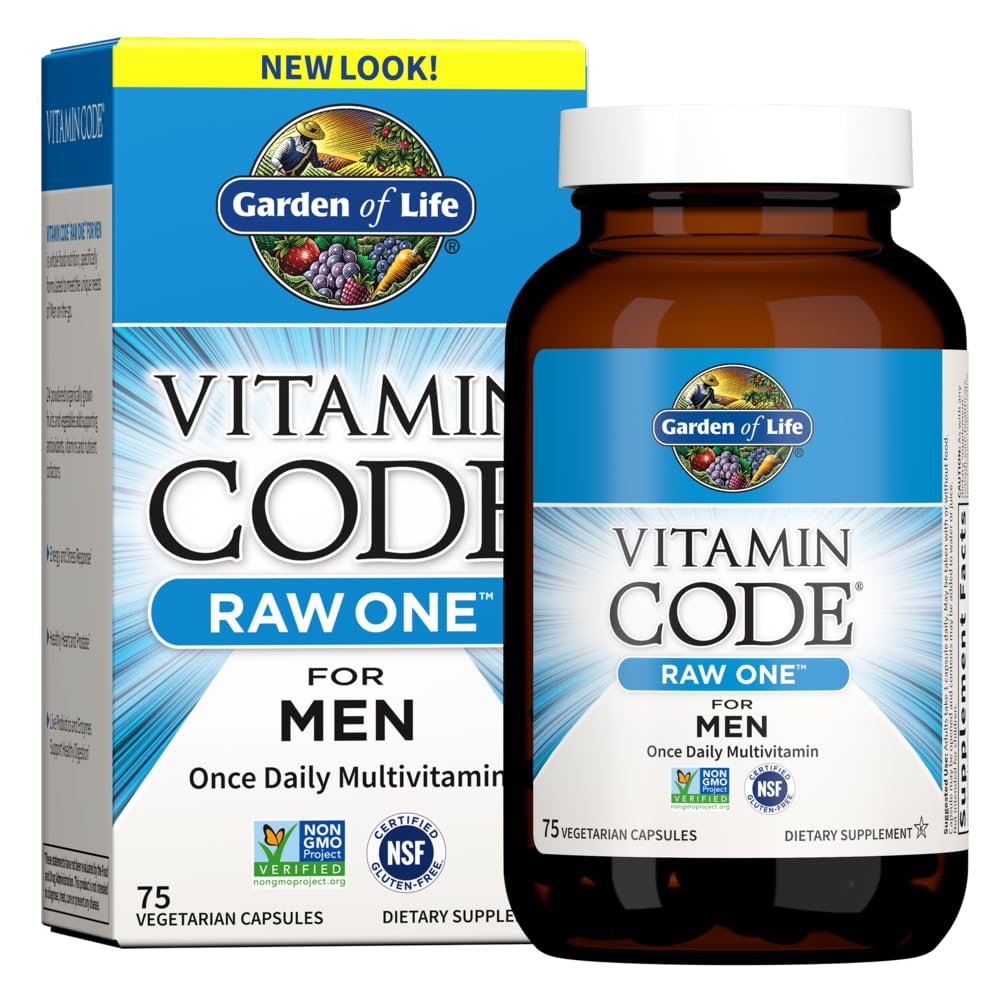 Foto 2 pulgar | Multivitamínico Garden Of Life Vitamin Code Raw One Para Hombre, 75 Unidades - Venta Internacional.