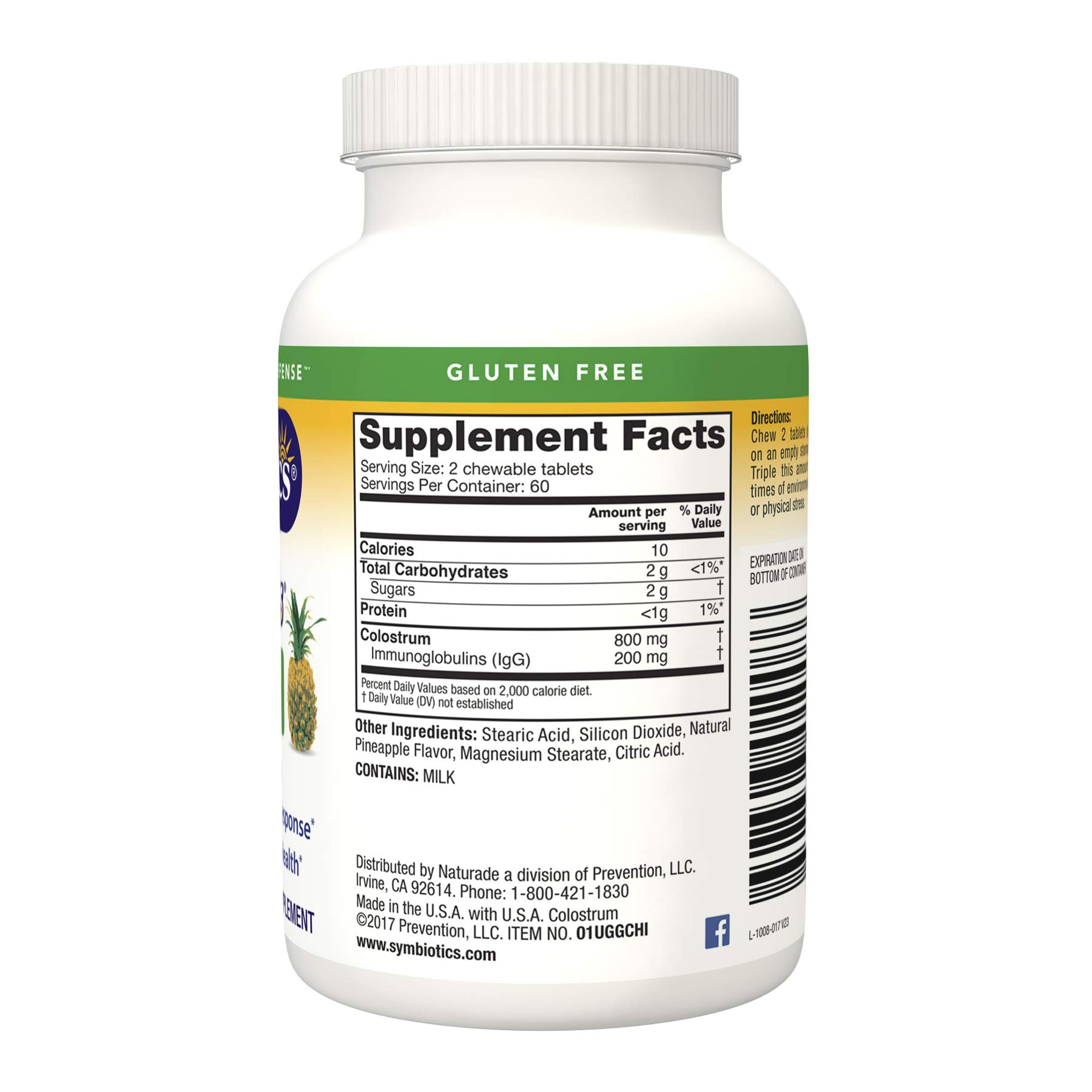 Foto 2 | Suplemento Symbiotics Immunity Support Colostrum Plus Chewables - Venta Internacional.