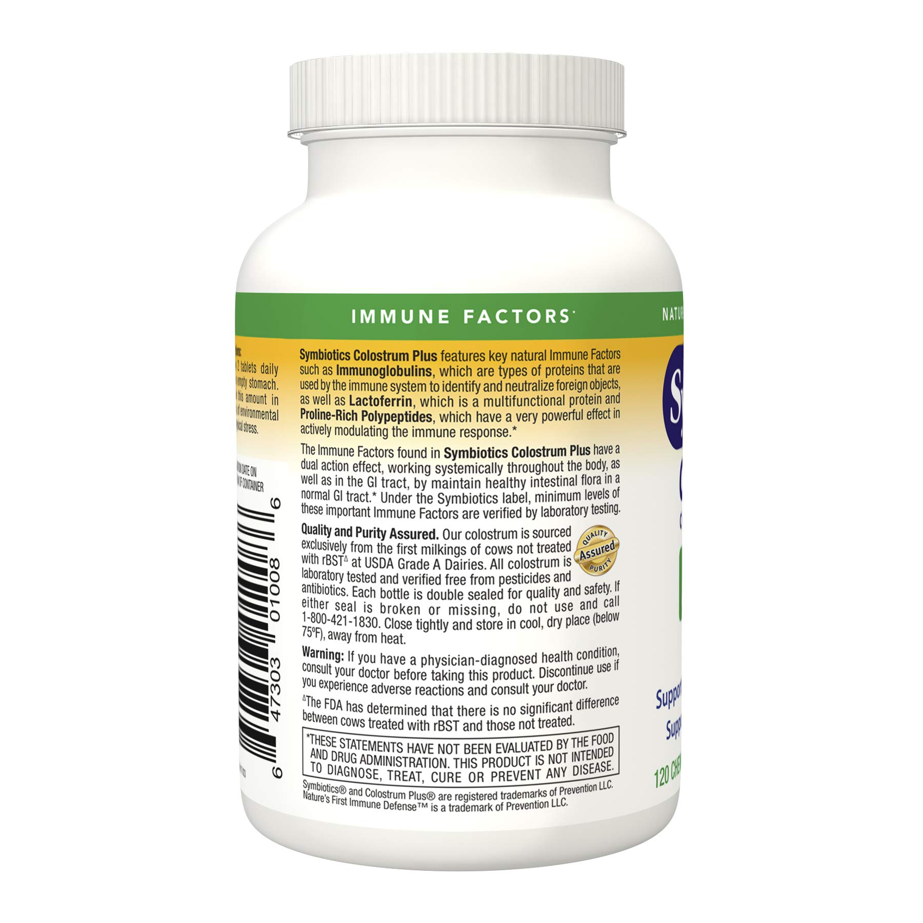 Foto 3 | Suplemento Symbiotics Immunity Support Colostrum Plus Chewables - Venta Internacional.