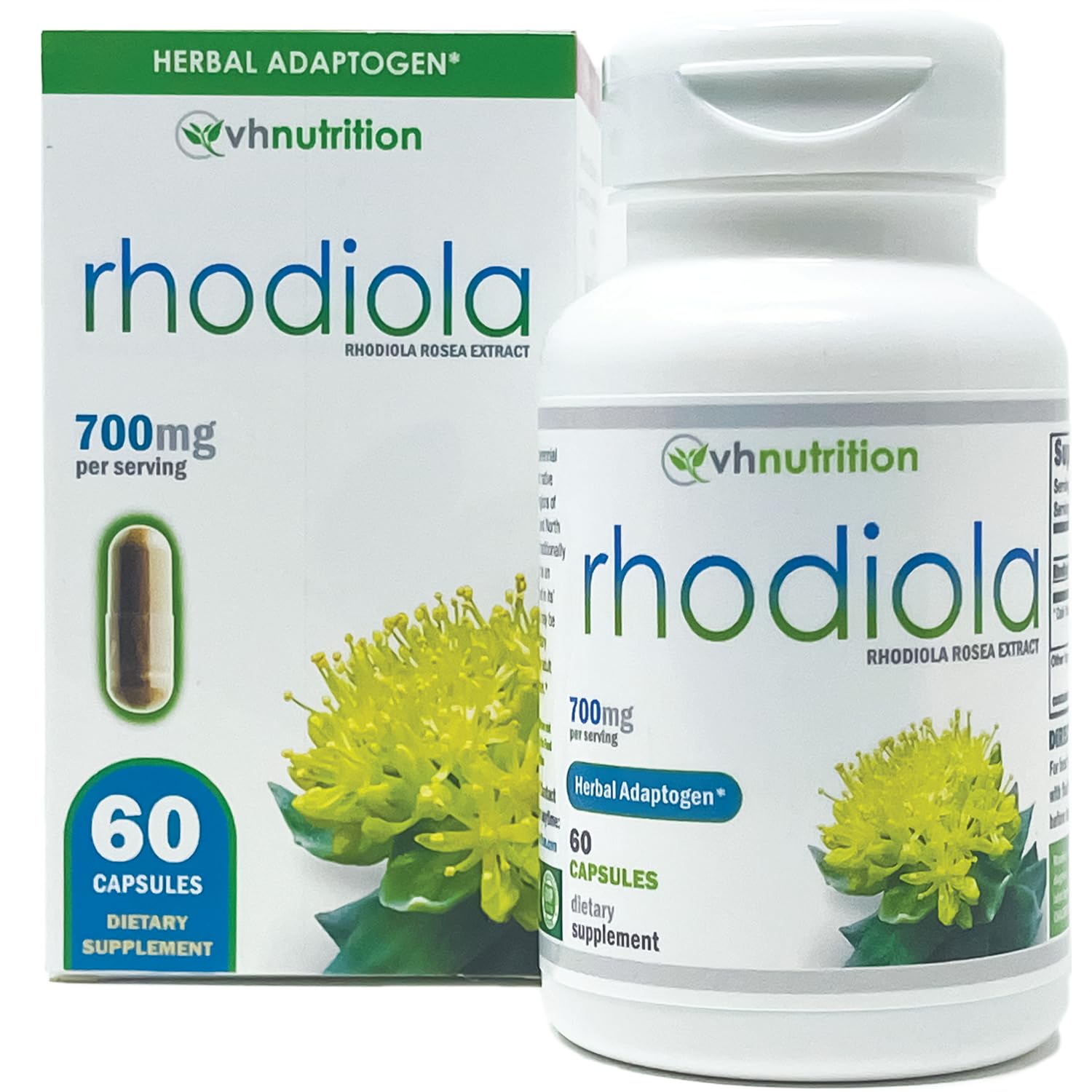 Foto 2 pulgar | Suplemento Vh Nutrition Rhodiola Rhodiola Rosea 3% Salidrosides - Venta Internacional.