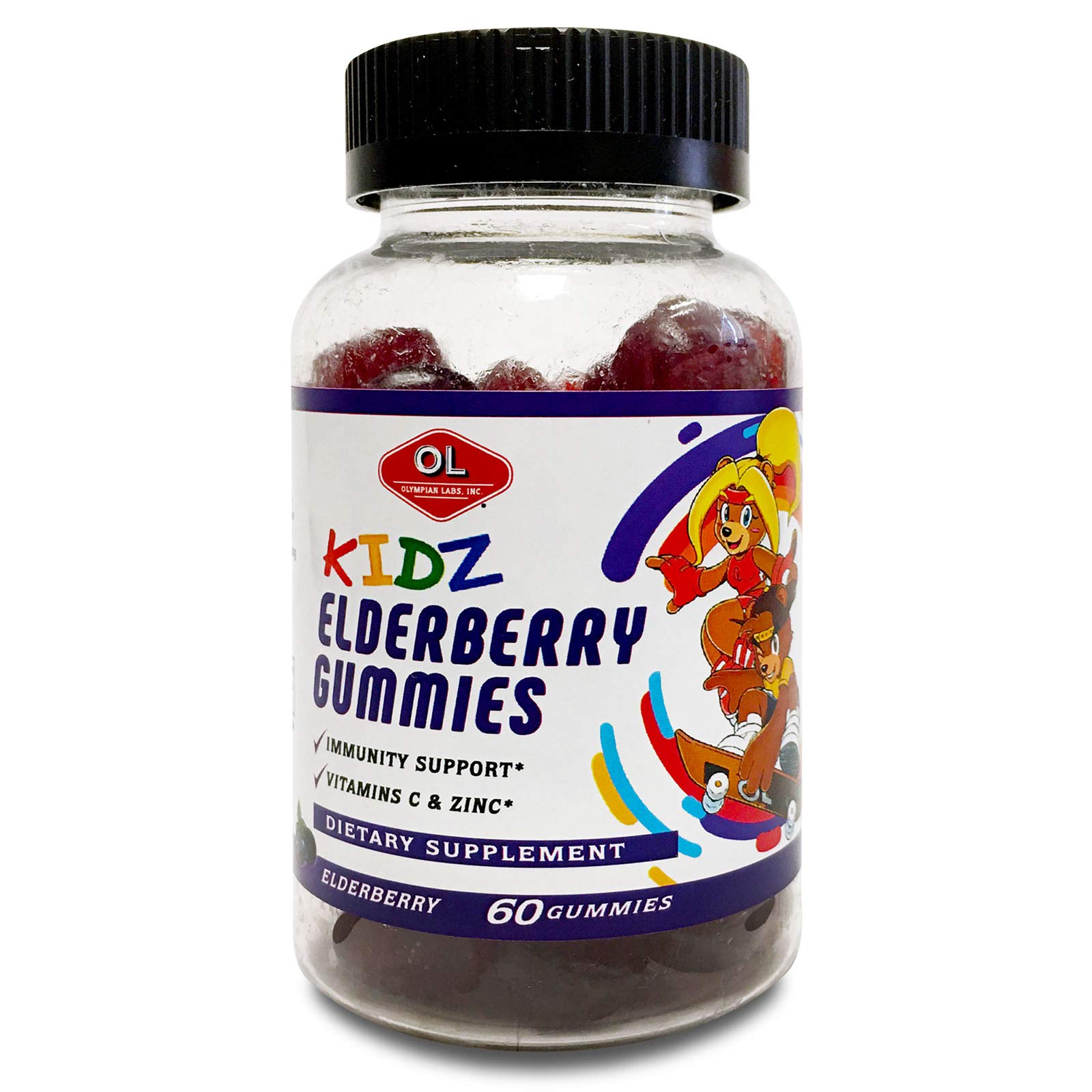 Foto 1 | Gomitas De Saúco Para Niños Supplement Olympian Labs, 60 Unidades - Venta Internacional.