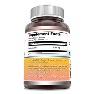 Foto 2 | Suplemento Amazing Formulas Berberine 1000 Mg 250 Cápsulas - Venta Internacional.