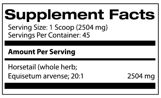 Foto 3 | Suplemento Samsara Herbs De Cola De Caballo En Polvo 114 G - Extracto 20:1 - Venta Internacional.