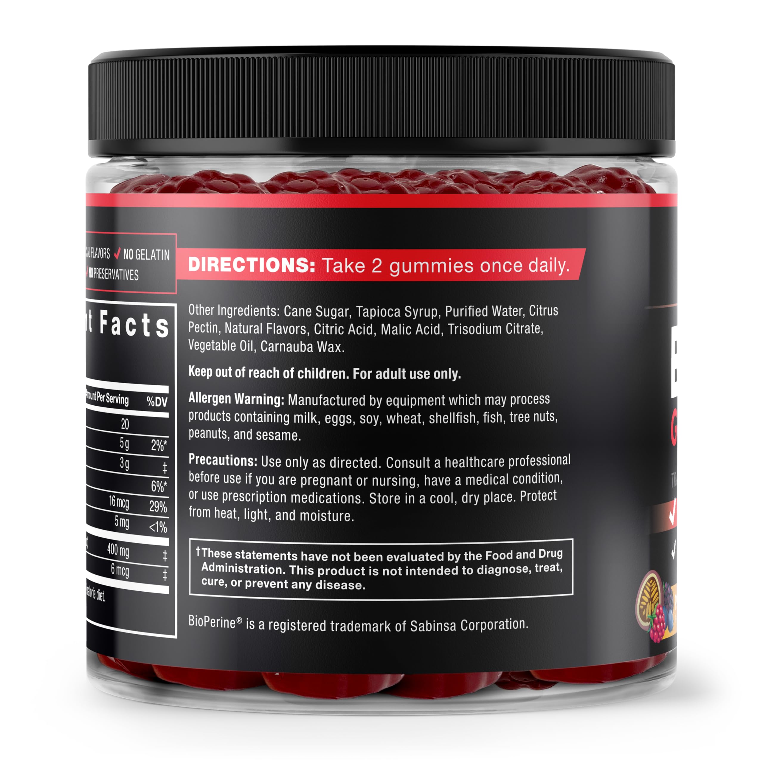Foto 2 | Suplemento De Gomitas De Maca Negra Force Factor 60 Unidades - Venta Internacional.