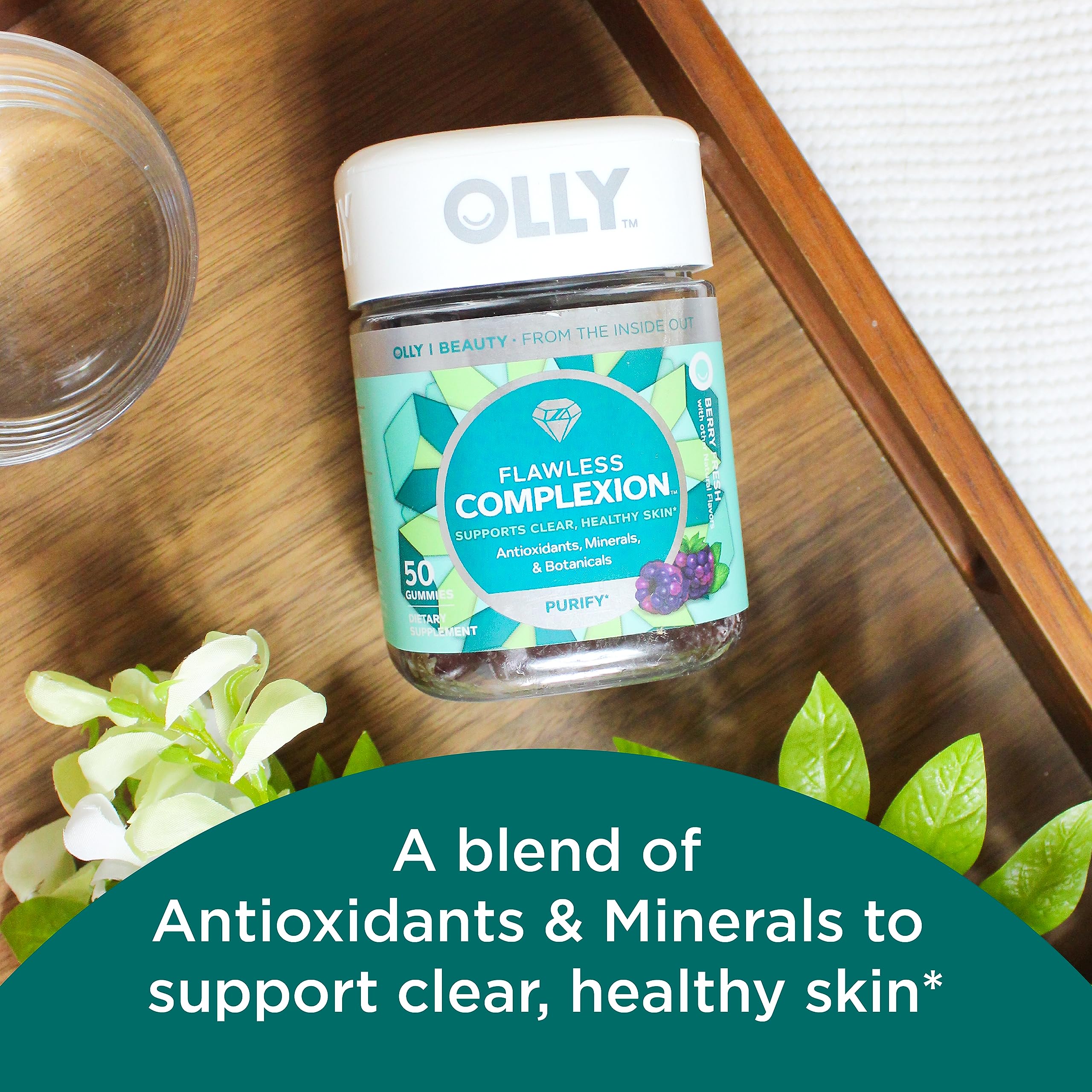 Foto 3 pulgar | Suplemento Olly Flawless Complexion Gummy, 50 Unidades - Venta Internacional.