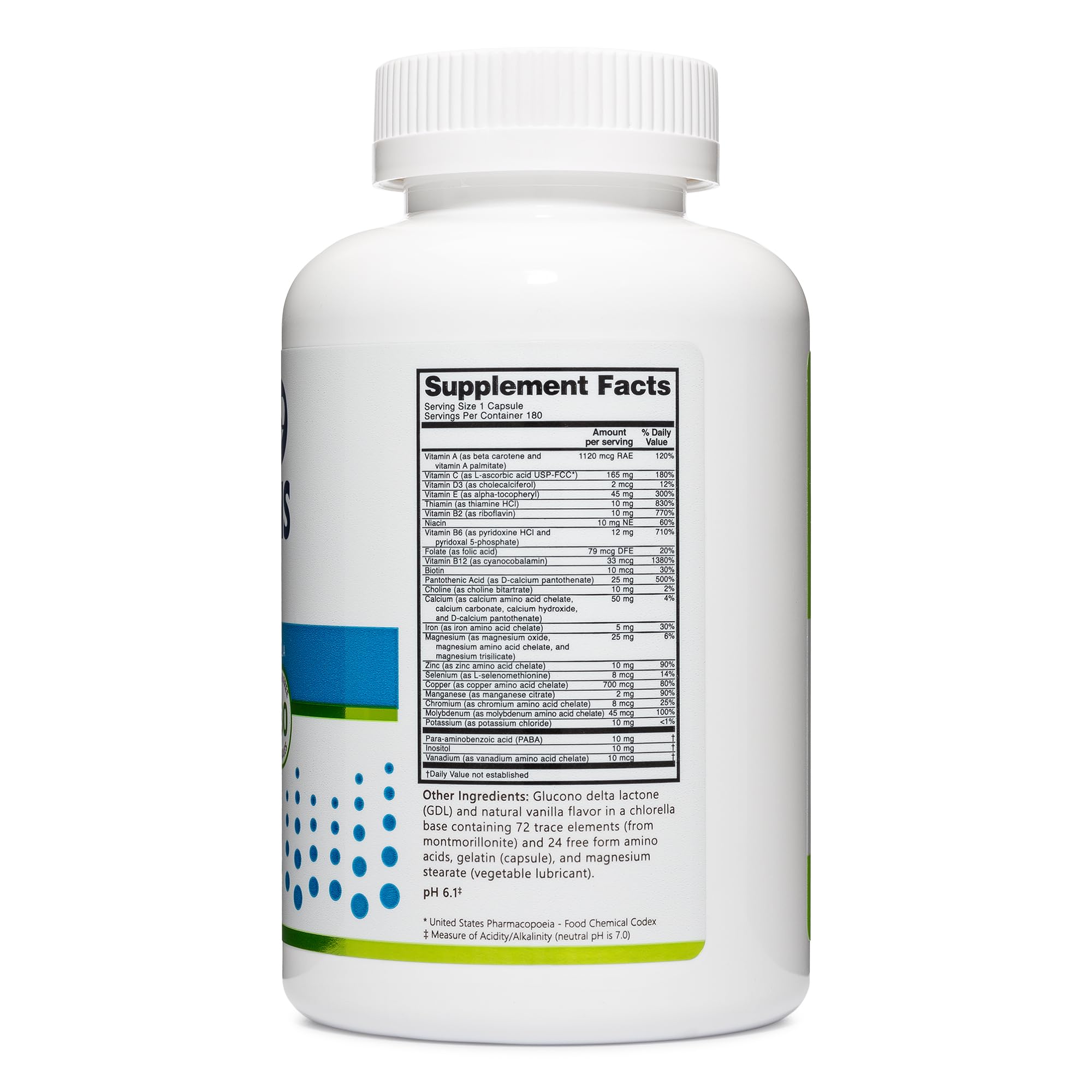 Foto 3 | Suplemento Nutribiotic Multivitaminas Y Minerales 180 Cápsulas - Venta Internacional.