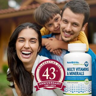 Foto 4 | Suplemento Nutribiotic Multivitaminas Y Minerales 180 Cápsulas - Venta Internacional.