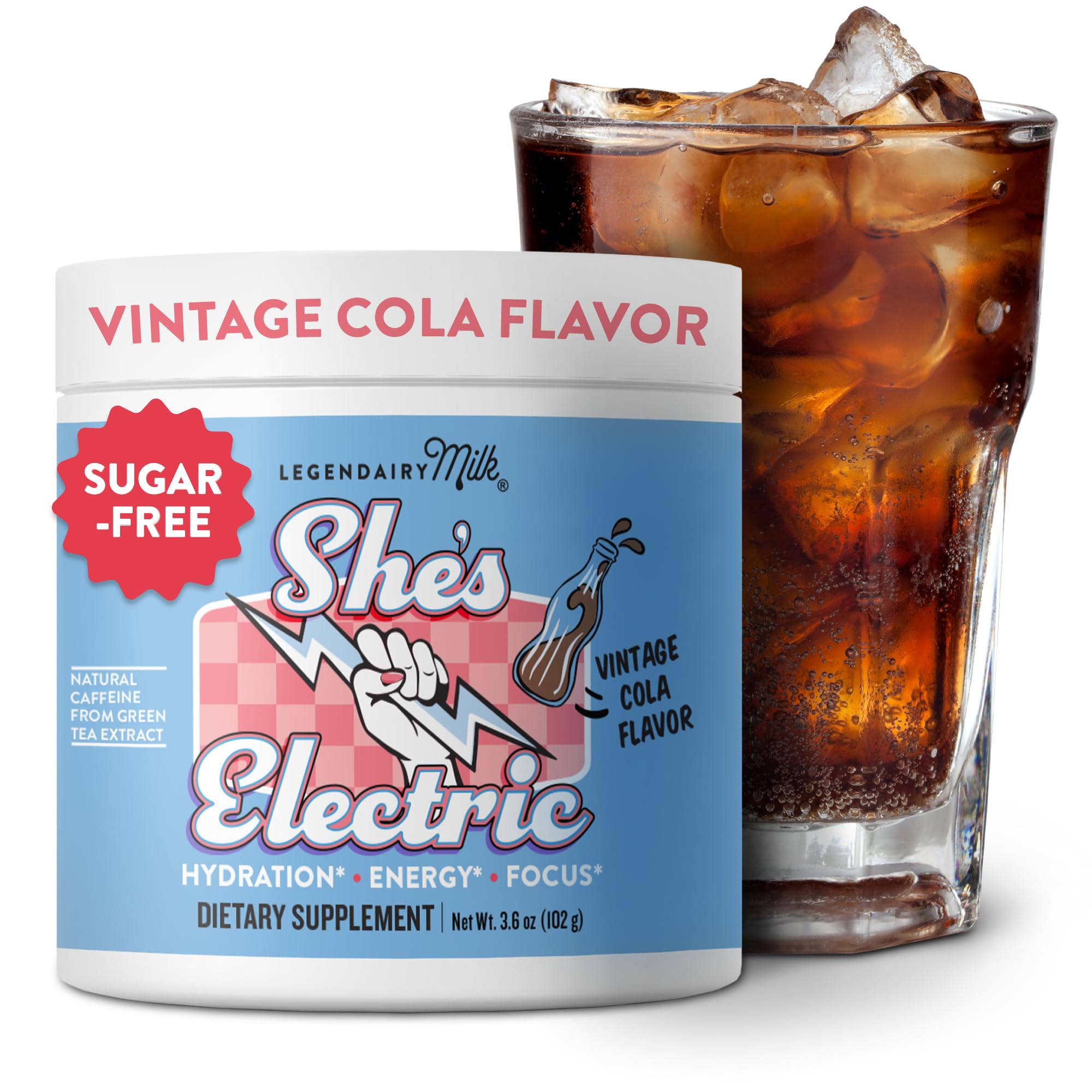 Foto 2 pulgar | Energy Powder Legendairy Milk She's Electric Flavor Cola - Venta Internacional.