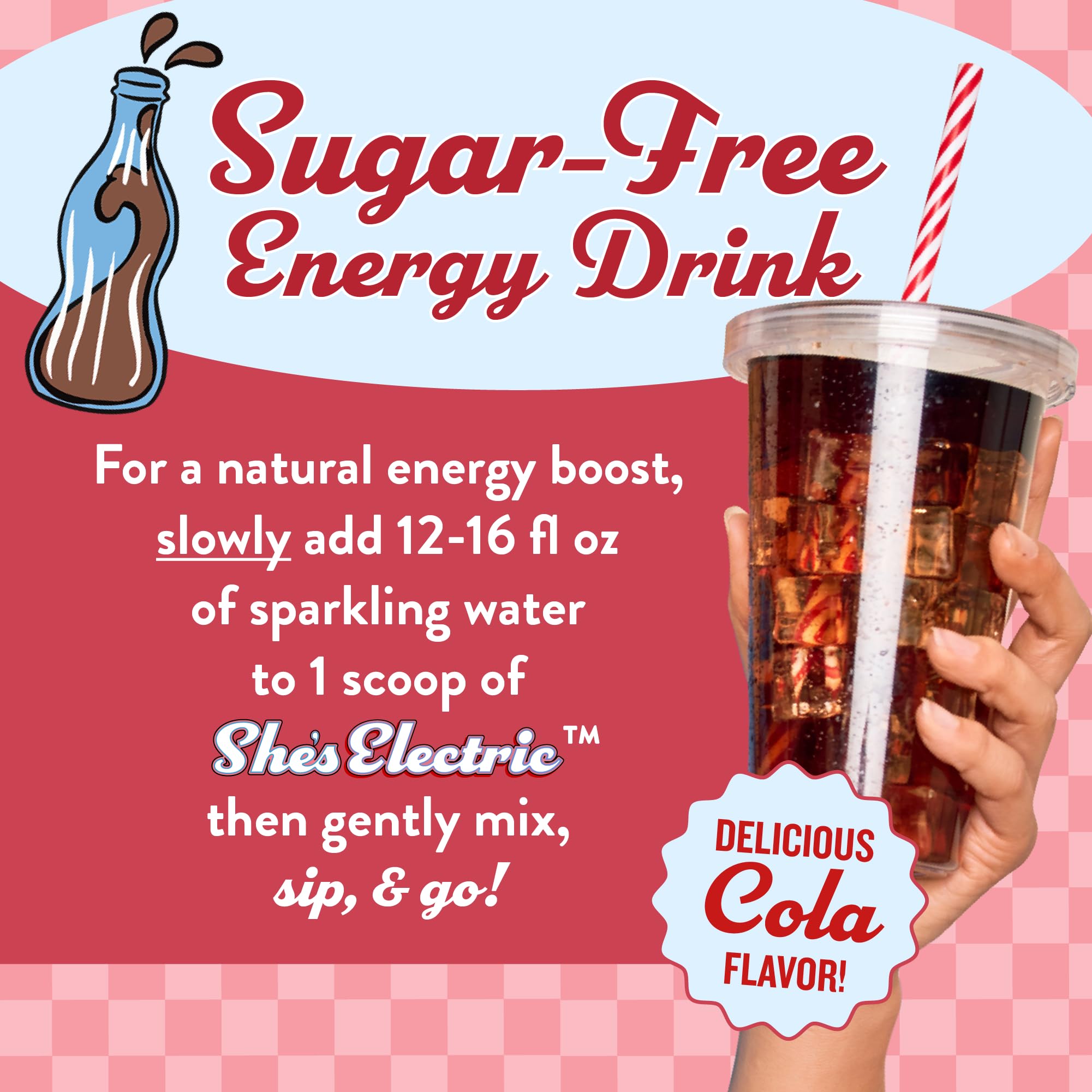Foto 6 pulgar | Energy Powder Legendairy Milk She's Electric Flavor Cola - Venta Internacional.