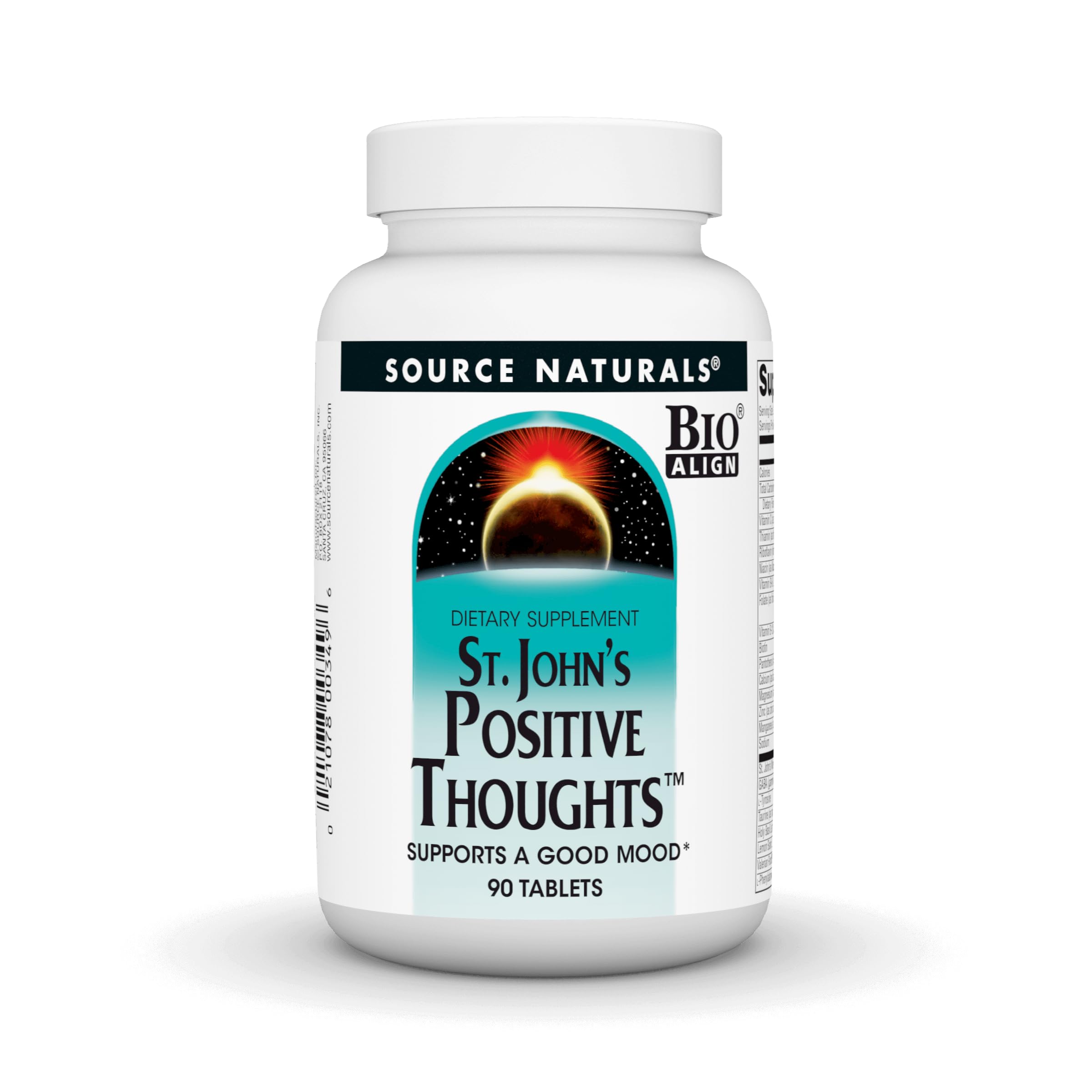 Foto 2 pulgar | Supplement Source Naturals St. John's Positive Thoughts 90 Comprimidos - Venta Internacional.