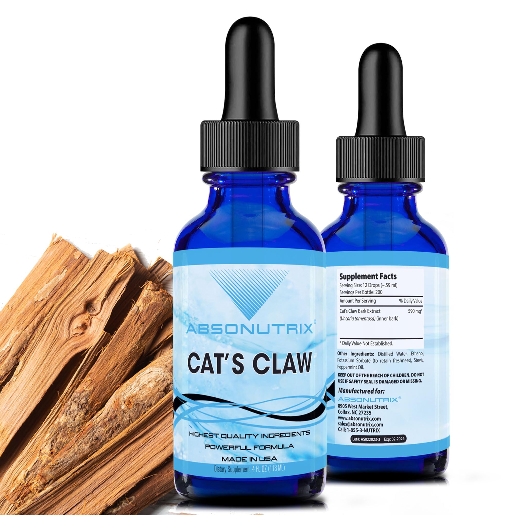 Foto 1 | Suplemento Absonutrix Cats Claw 590 Mg, 120 Ml, Botella Líquida - Venta Internacional.