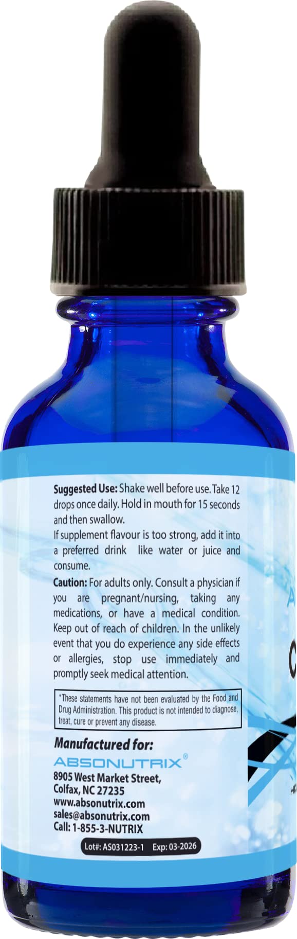 Foto 3 pulgar | Suplemento Absonutrix Cats Claw 590 Mg, 120 Ml, Botella Líquida - Venta Internacional.