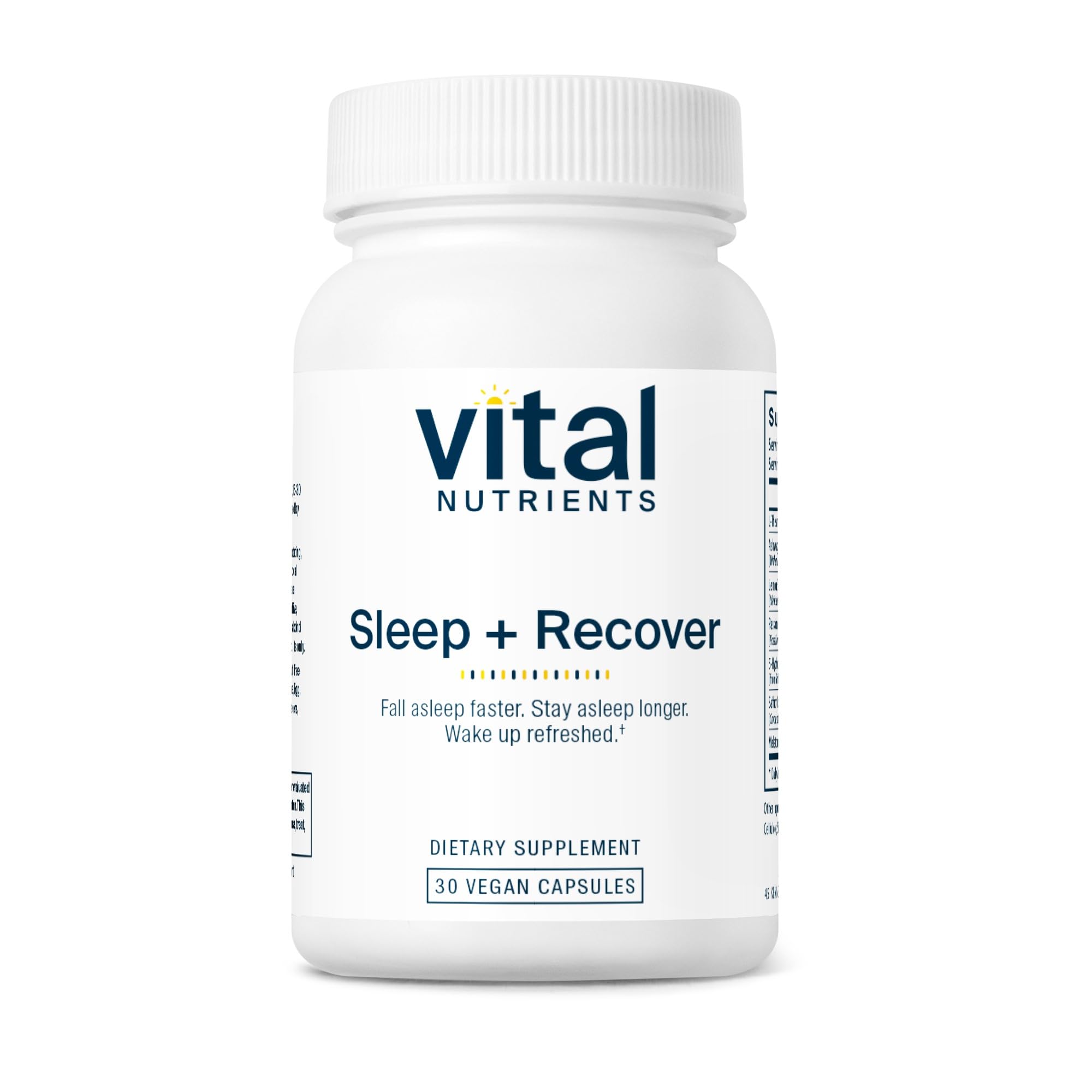 Foto 2 pulgar | Suplemento Vital Nutrients Sleep + Recover 30 Cápsulas - Venta Internacional.