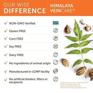 Foto 5 | Suplemento Himalaya Veincare De 300 Mg, 60 Cápsulas, Suministro Para 1 Mes - Venta Internacional.