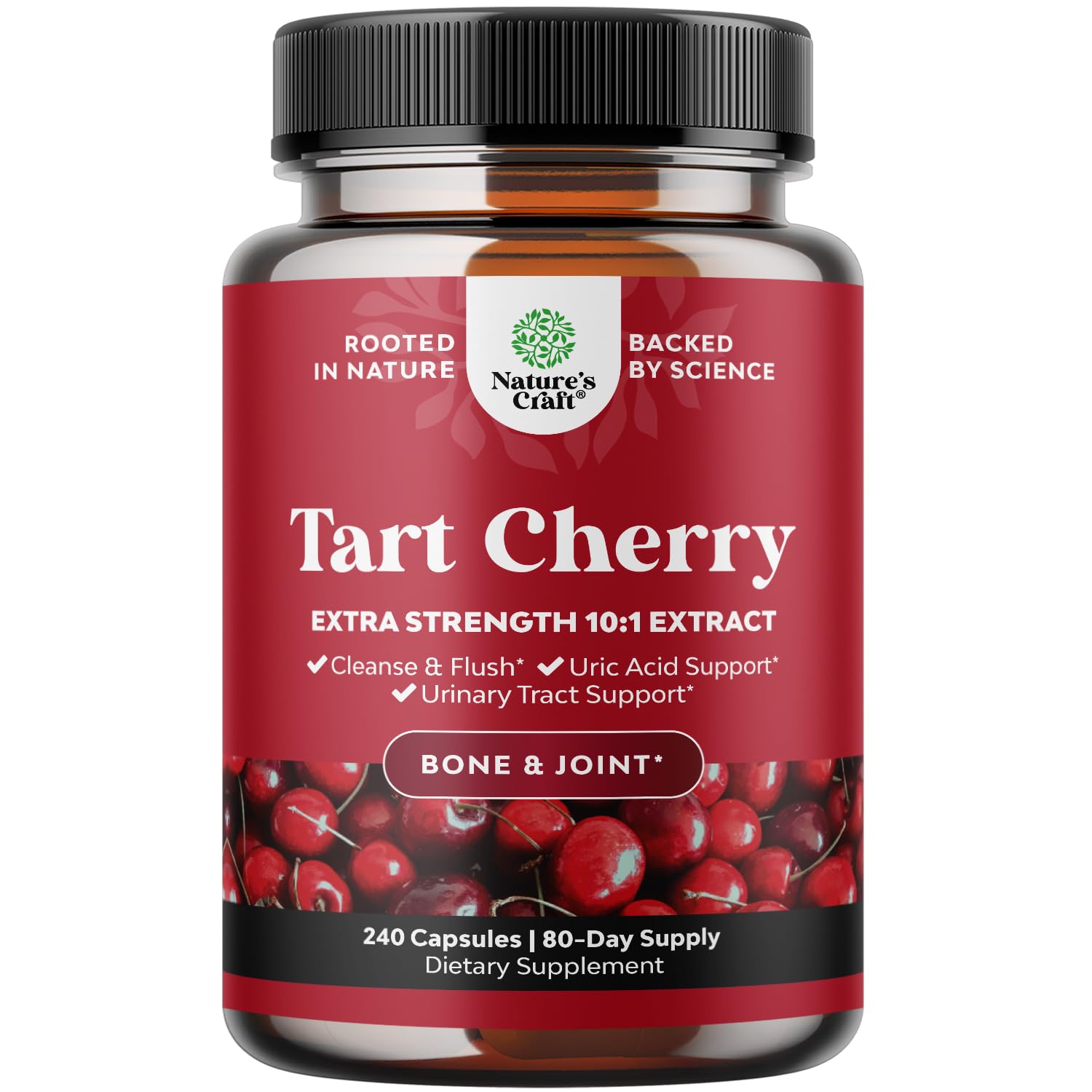 Foto 2 pulgar | Suplemento Natures Craft Extra Strength Tarta De Cereza 7500 Mg - Venta Internacional.