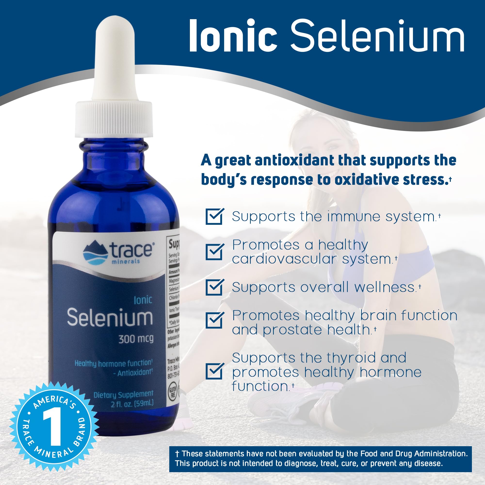 Foto 2 | Suplemento De Oligoelementos De Selenio Iónico Líquido 300 Mcg 60 Ml - Venta Internacional.