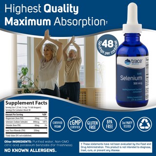 Foto 3 | Suplemento De Oligoelementos De Selenio Iónico Líquido 300 Mcg 60 Ml - Venta Internacional.