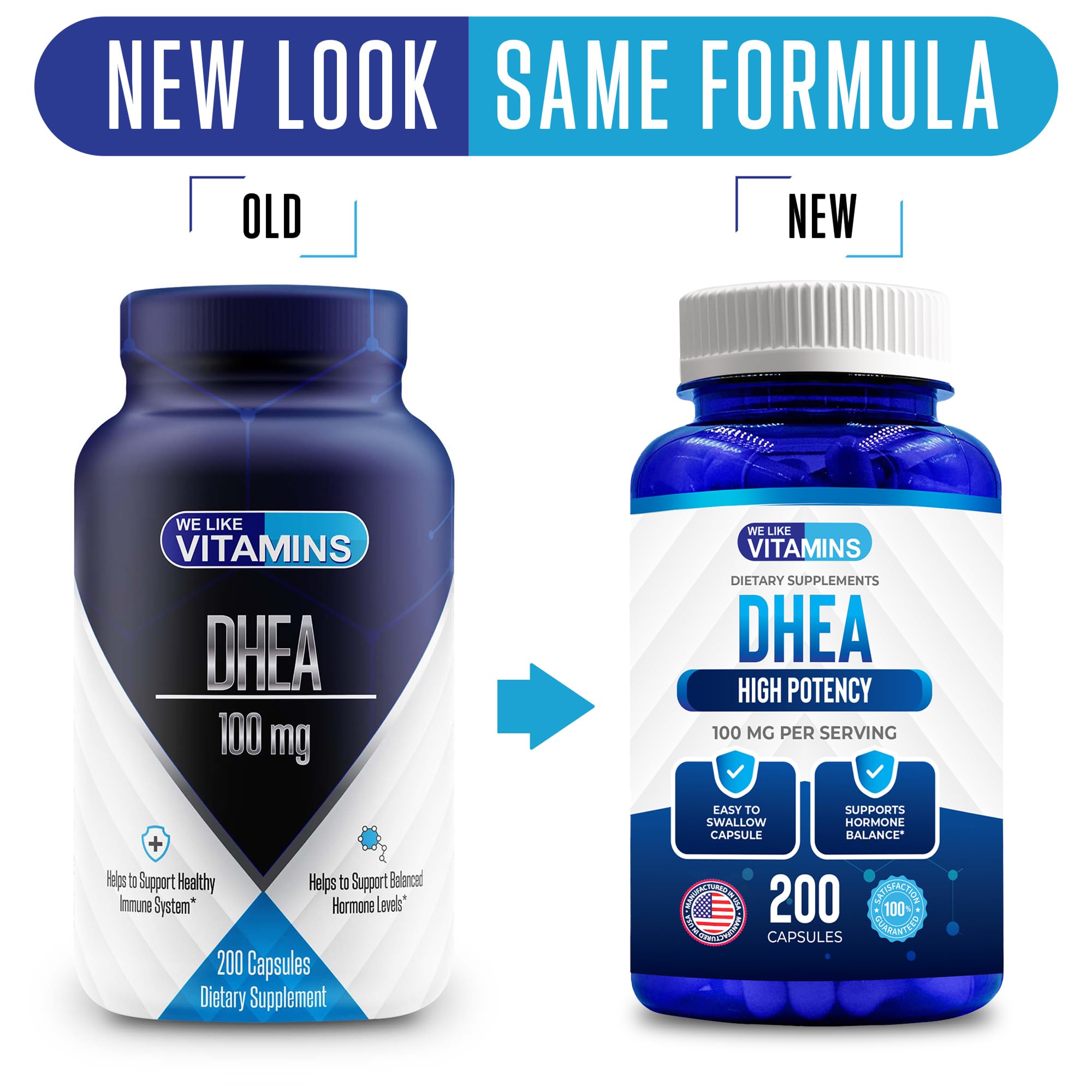 Foto 5 | Suplemento De Dhea We Like Vitamins 100 Mg 200 Cápsulas - Venta Internacional.