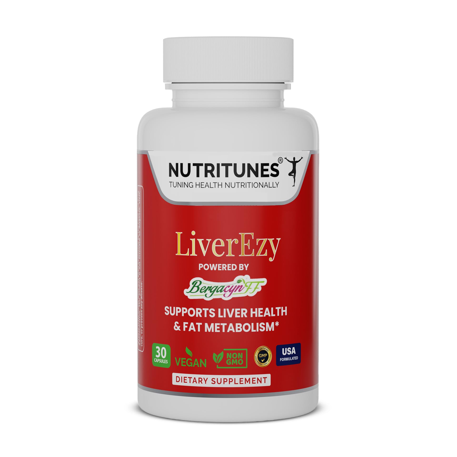 Foto 2 pulgar | Suplemento Nutritunes Liverezy Liver Health 30 Cápsulas - Venta Internacional.