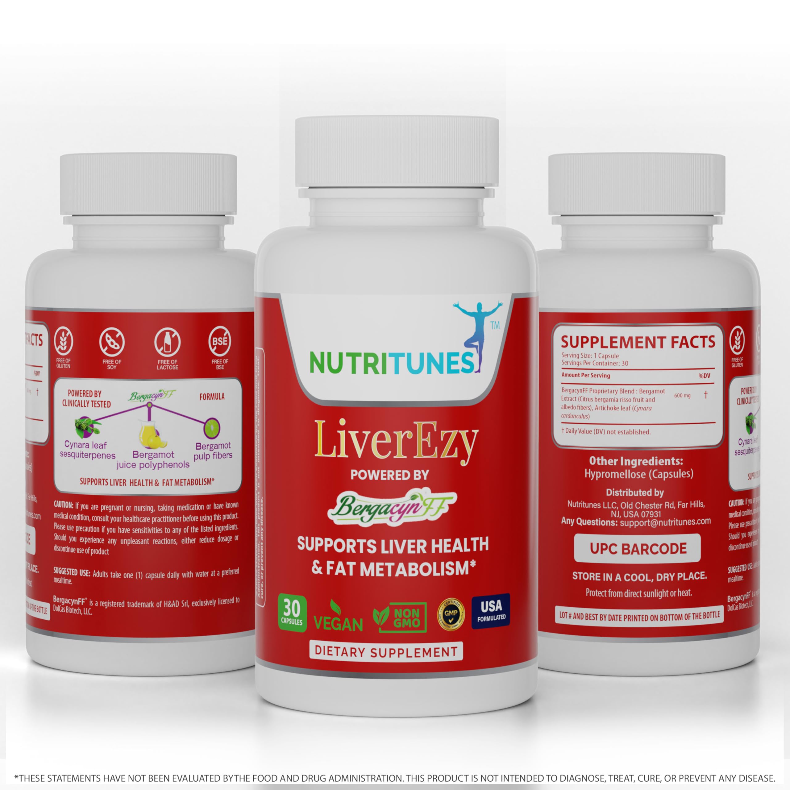 Foto 8 pulgar | Suplemento Nutritunes Liverezy Liver Health 30 Cápsulas - Venta Internacional.